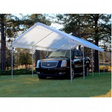 King Canopy 10 x 27 ft. Canopy Replacement Drawstring Carport Cover   